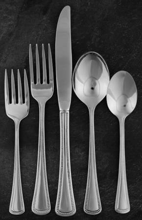 Needlepoint-Beaded Artistry (Stainless) 5 Piece Place Setting