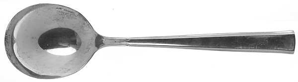 New Era (Silverplate, 1955) Round Bowl Soup Spoon (Gumbo)