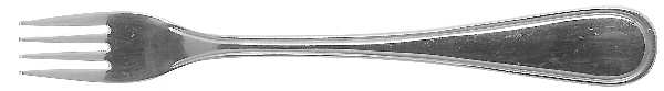 New Rim (Silverplate) Cocktail/Seafood Fork