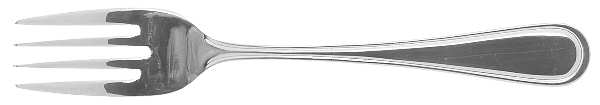 New Rim (Silverplate) Dessert Fork