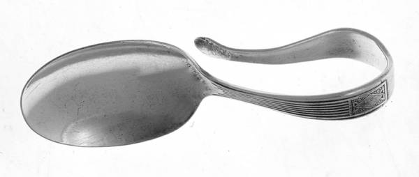 Noblesse (Silverplate, 1930) Curved Handle Baby Spoon