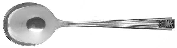Noblesse (Silverplate, 1930) Round Bowl Soup Spoon (Gumbo)