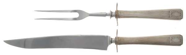 Noblesse (Silverplate, 1930) Small Stainless Blade 2-Piece Steak Carving Set