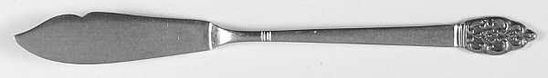 Nordic Crown (Deluxe Stainless) Flat Handle Master Butter Knife