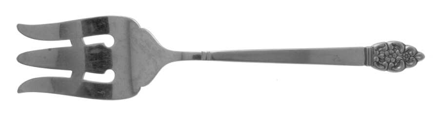 Nordic Crown (Deluxe Stainless) Medium Solid Cold Meat Serving Fork