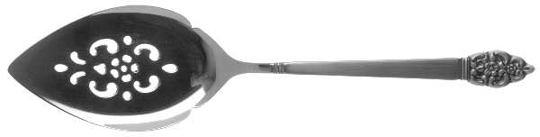 Nordic Crown (Deluxe Stainless) Solid Pierced Pie Server