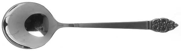 Nordic Crown (Deluxe Stainless) Round Bowl Soup Spoon (Cream Soup)