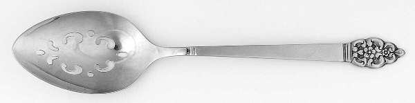 Nordic Crown (Deluxe Stainless) Pierced Tablespoon (Serving Spoon)