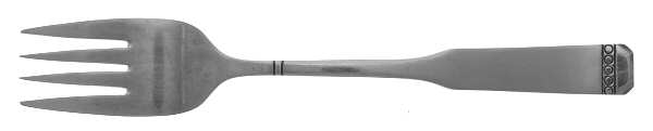 Norwegian Wood (Stainless) Medium Solid Cold Meat Serving Fork