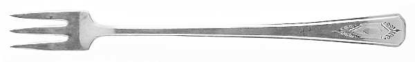 Nuart (Silverplate, 1932) Cocktail/Seafood Fork by Oneida Silver