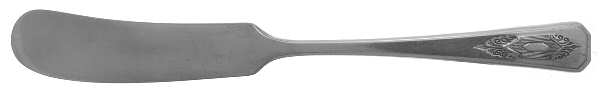Nuart (Silverplate, 1932) Flat Handle Butter Spreader by Oneida Silver