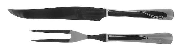 Oceanic (Stainless) Small Stainless Blade 2-Piece Steak Carving Set