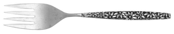 OHS100 (STAINLESS) Medium Solid Cold Meat Serving Fork