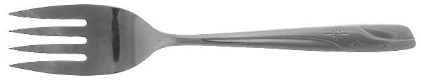 Starlet (Stainless) Small Solid Cold Meat Serving Fork