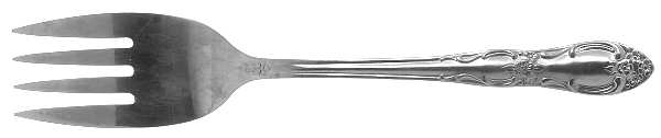 OHS103 (STAINLESS) Small Solid Cold Meat Serving Fork