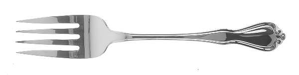 Croydon (Silverplate) Medium Solid Cold Meat Serving Fork