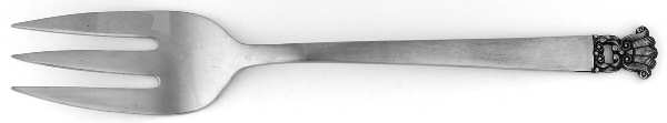 OHS119 (STAINLESS) Medium Solid Cold Meat Serving Fork