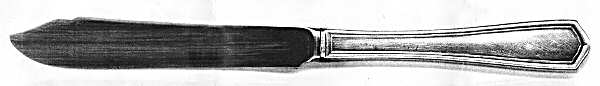 OHS131 (SILVERPLATE) Individual Fish Knife with Stainless Blade