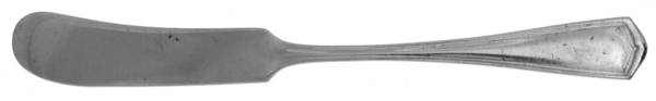 OHS131 (SILVERPLATE) Flat Handle Butter Spreader