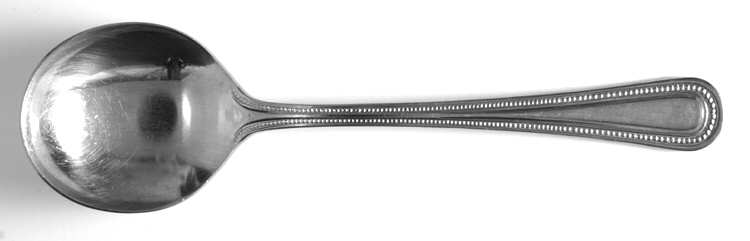 OHS134 (STAINLESS) Round Bowl Soup Spoon (Gumbo)