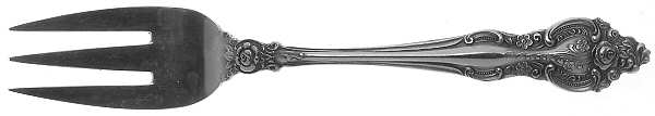 OHS64 (STAINLESS) Medium Solid Cold Meat Serving Fork