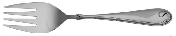 OHS94 (STAINLESS) Medium Solid Cold Meat Serving Fork