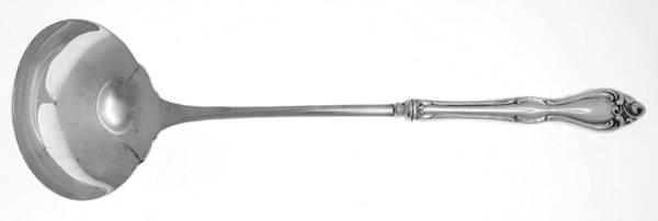 Old South II (Silverplate, 1949) Hollow Handle Soup Ladle with Solid Bowl