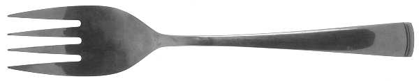 Ontario (Stainless) Medium Solid Cold Meat Serving Fork