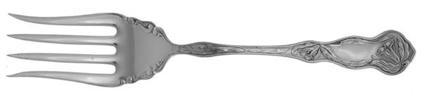 Orchid (Silverplate, 1903) Medium Chipped Beef Fork