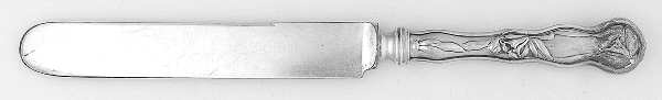 Orchid (Silverplate, 1903) Blunt Hollow Knife with Bolster
