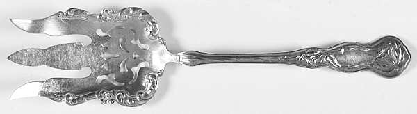 Orchid (Silverplate, 1903) Solid Salad Serving Fork