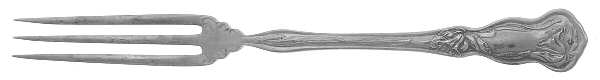 Orchid (Silverplate, 1903) Individual Berry Fork