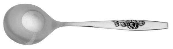 Our Rose (Stainless) Round Bowl Soup Spoon (Cream Soup) HC