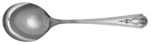 Oxford (Silverplate, 1931) Round Bowl Soup Spoon (Cream Soup)