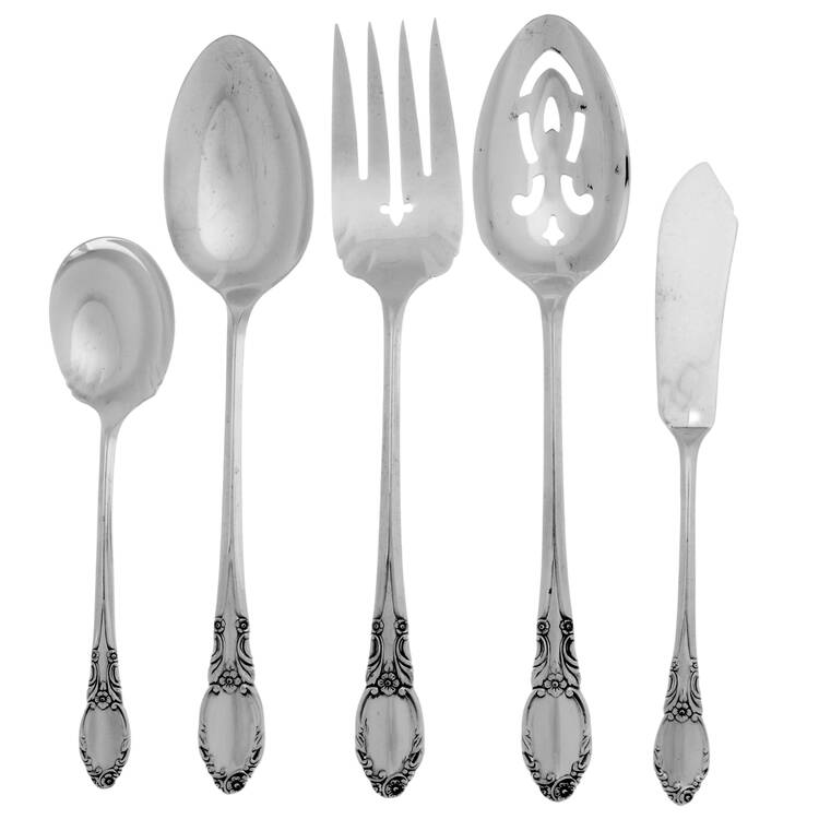 Park Lane-Chatelaine-Dowry (Silverplate) 5 Piece Hostess Set