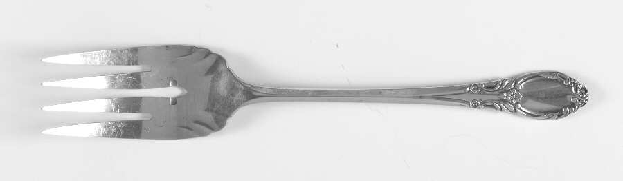 Park Lane-Chatelaine-Dowry (Silverplate) Medium Solid Cold Meat Serving Fork