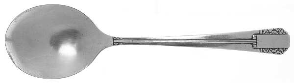 Park Lane (Silverplate, 1936) Round Bowl Soup Spoon (Cream Soup)