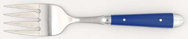 Palette-Cobalt Blue (Stainless) Medium Solid Cold Meat Serving Fork