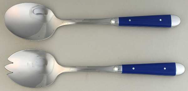 Palette-Cobalt Blue (Stainless) 2 Pc Salad Set with Stainless Bowl