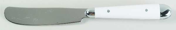 Palette-White (Stainless) Butter Spreader/Master, Hollow Handle