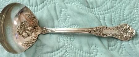 Pansy (Silverplate, 1914) Solid Gravy Ladle