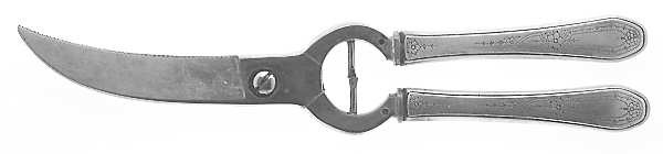 Paul Revere (Silverplate, 1927) Poultry Shears with Stainless Blades