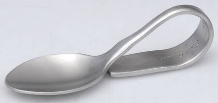 Paul Revere (Stainless) Baby Spoon with Curved Handle HC