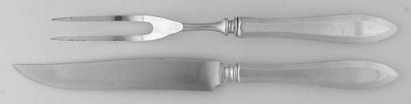 Patrician (Silverplate, 1914) Small Stainless Blade 2-Piece Steak Carving Set