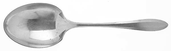 Patrician (Silverplate, 1914) Solid Shell Casserole Spoon