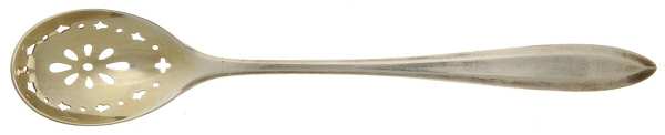 Patrician (Silverplate, 1914) Pierced Bowl Short Handle Olive Spoon