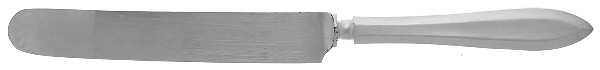 Patrician (Silverplate, 1914) Blunt Solid Knife with Bolster