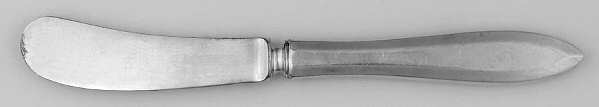 Patrician (Silverplate, 1914) Hlw Hndl Butter Spreader (Slvpt Bld)