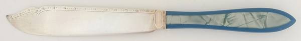 Patrician (Silverplate, 1914) Individual Fish Knife with Jewel Handle