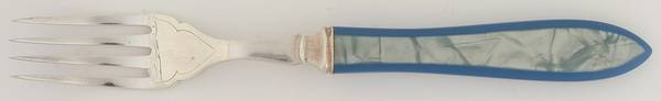 Patrician (Silverplate, 1914) Individual Fish Fork with Jewel Handle